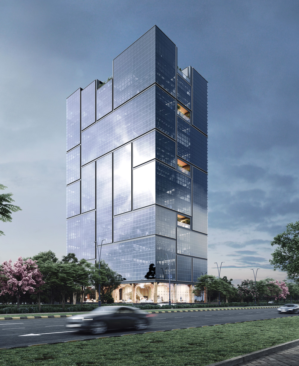 Rajyash One Commercial Building – Innovative Post-Tensioning for Modern Spaces